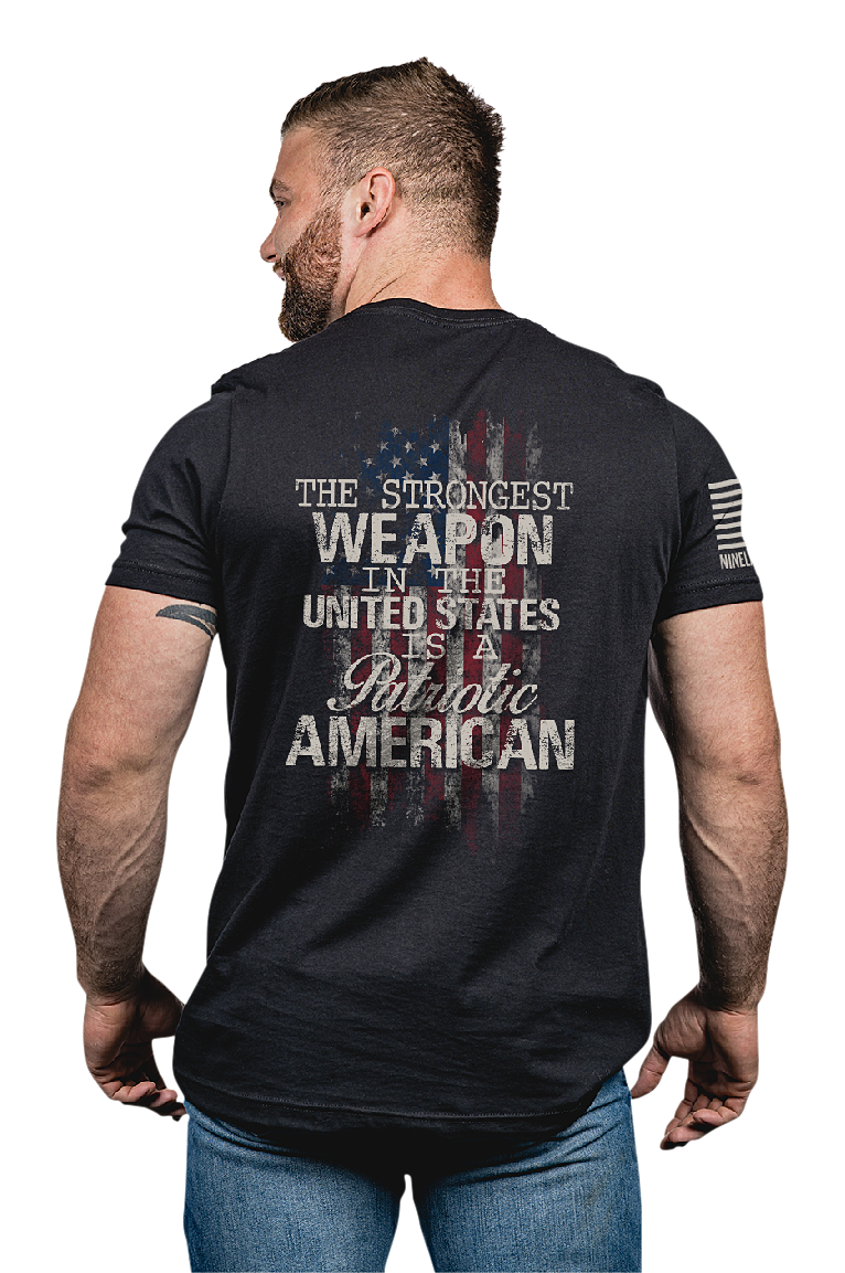 Nine Line Patriotic American Patamer Short-Sleeve T-Shirt for Men ...